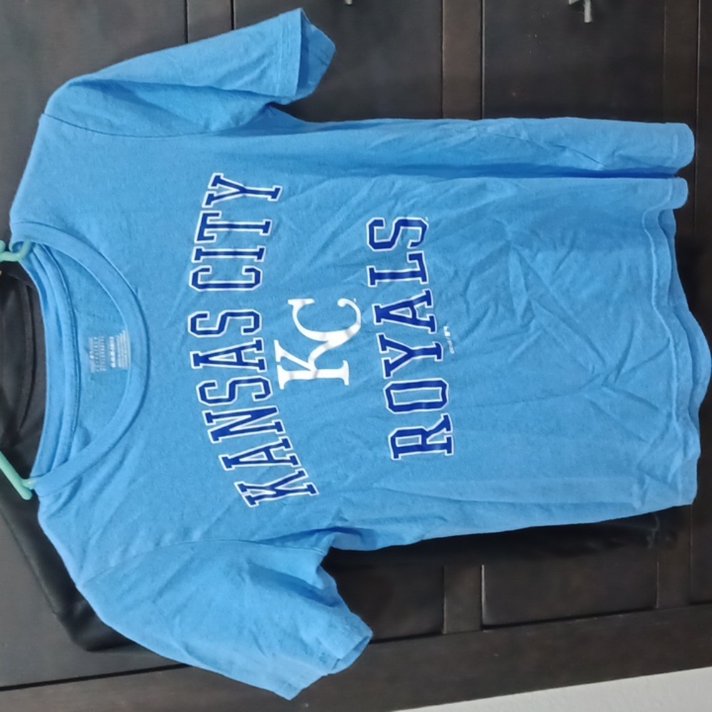 MLB Kansas City Royals blue tshirt size M 10 12